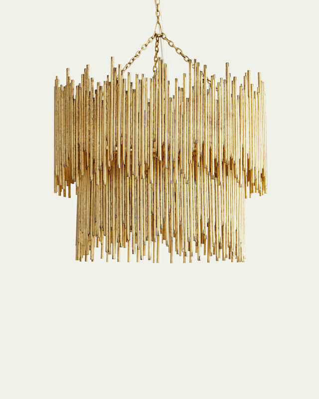 Prescott 28" 8-Light 2-Tier Chandelier